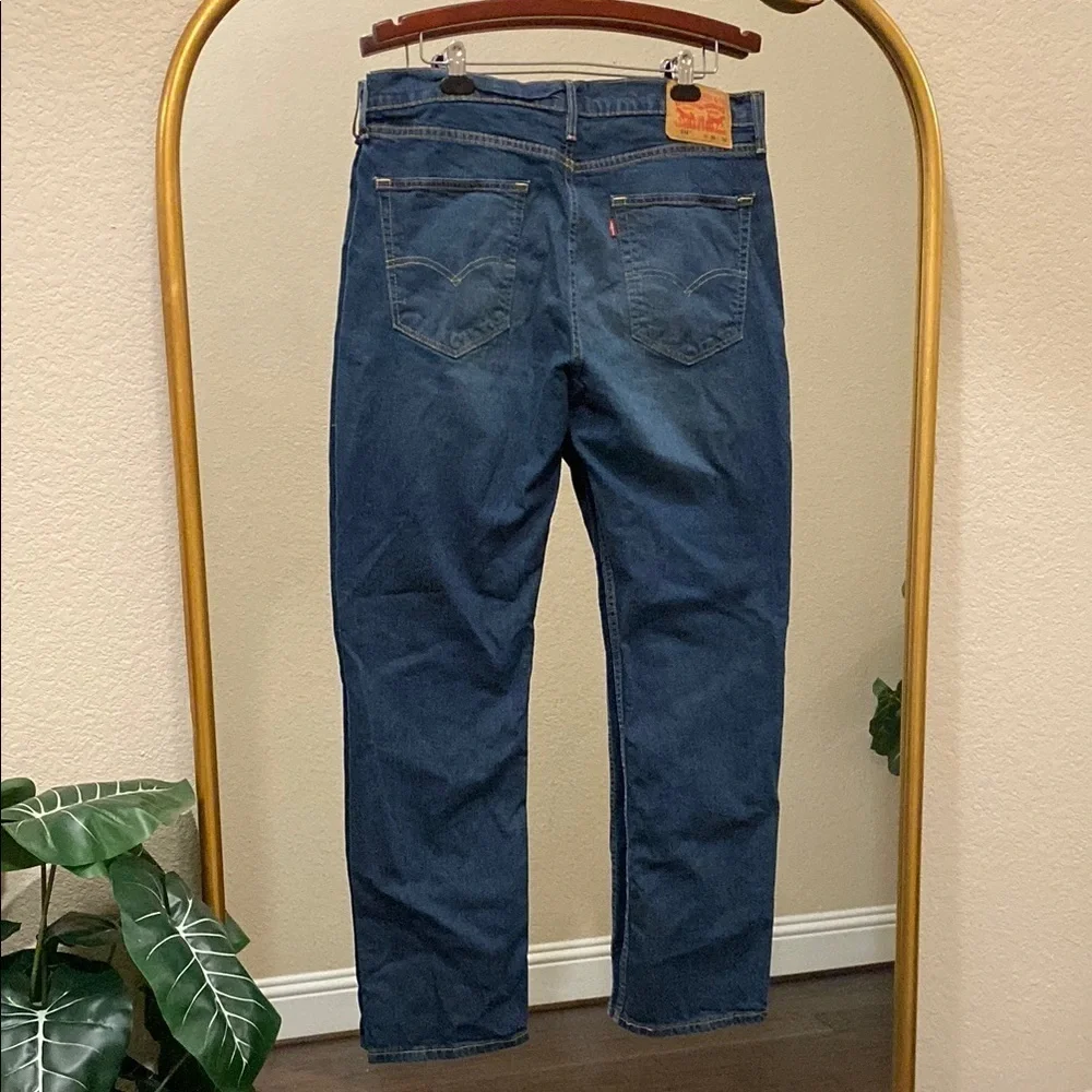 Levi's 514 Blue Jeans Straight Classic Style Mens Size 36